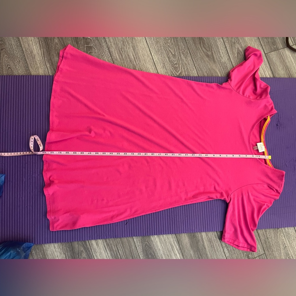 Pink dress large